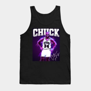 Charles Barkley The Chuck Basketball Legend Signature Vintage Retro 80s 90s Bootleg Rap Style Tank Top